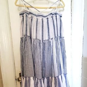 J. Crew Chambray Cover-up Maxi Dress